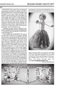 The Mountain Gazette - April 21, 2011