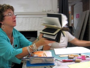 Book Arts Guild of Vermont - Piano Hinge Binding with Jill Abilock - September 2011