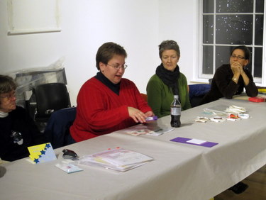 Book Arts Guild of Vermont - Card Tricks with Gwen Morey & Jennifer Alderman - December 2011