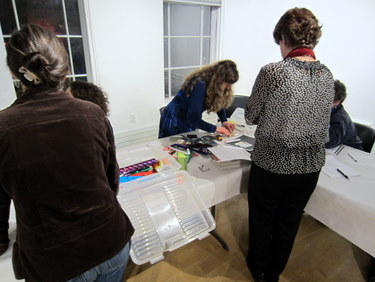 Book Arts Guild of Vermont - Card Tricks with Gwen Morey & Jennifer Alderman - December 2011
