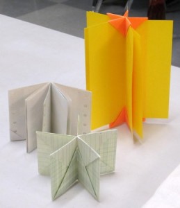 Book Arts Guild of Vermont - Folded Books with Elissa Campbell - February 2012