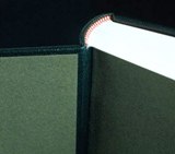 Full leather bound book