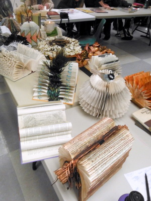 Altered books by Marilyn Gillis