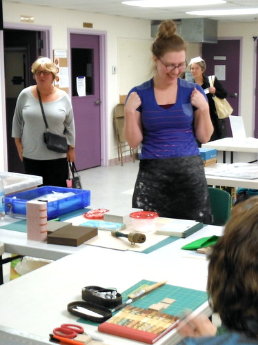 Book Arts Guild of Vermont meeting with Elizabeth Rideout