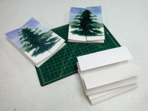 Folded holiday cards