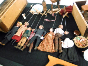 Handmade puppets by Sarah Frechette
