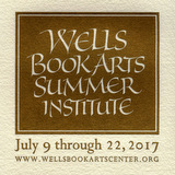 Wells College Book Arts 2017 logo