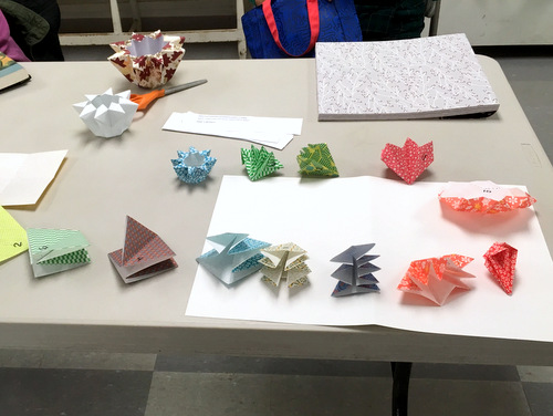 Components for folded paper lantern
