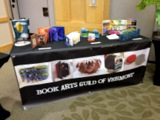 Book Arts Guild of Vermont display at the Burlington Book Festival
