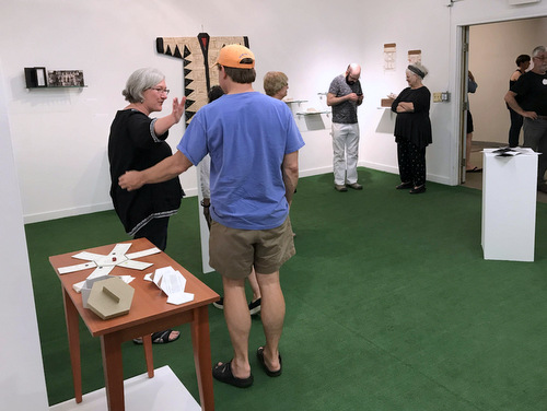 Book Arts Guild of Vermont exhibit opening at S.P.A.C.E. Gallery