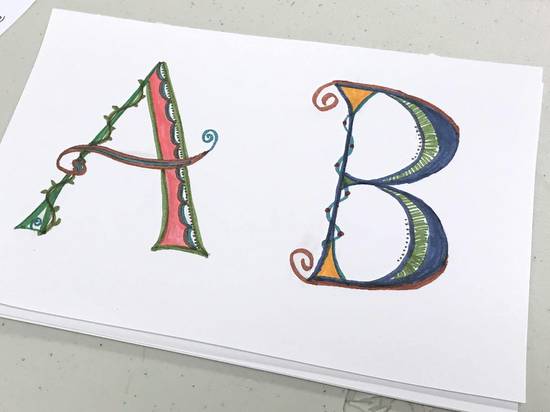 Decorated capital letters