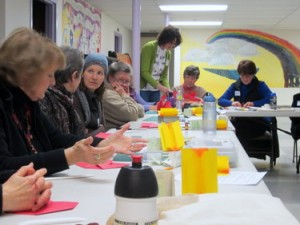 Book Arts Guild of Vermont - Folded Books with Elissa Campbell - February 2012