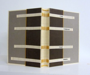 Handmade book "The Thread That Binds" by Deborah Howe