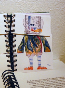 B.A.G. collaborative Exquisite Corpse book by Rebecca Boardman