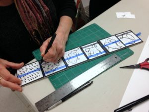 Handmade Jacob's Ladder book