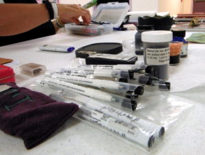Calligraphy pens and supplies