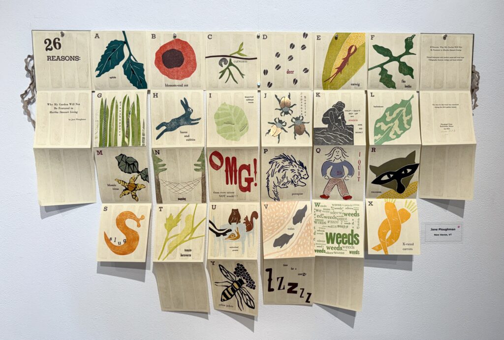 Artist book - 26 Reasons Why My Garden Will Not Be Featured in Martha Stewart Living by Jane Ploughman