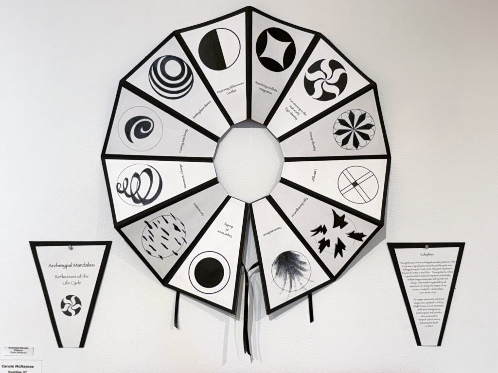 Artist book - Archetypal Mandalas: Reflections of the Life Cycle by Carole McNamee