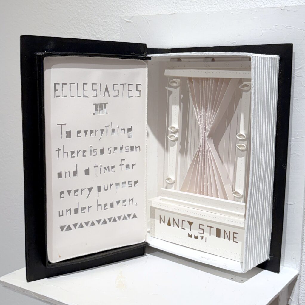 Artist book - Ecclesiastes III by Nancy Stone