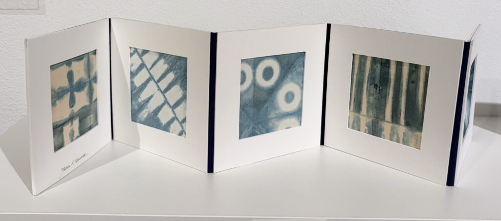 Artist book - Expressions in Indigo by Debra Kraemer