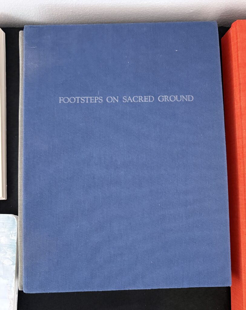Artist book - Footsteps on Sacred Ground by Peggy Smith