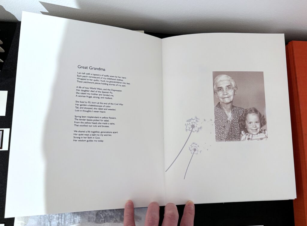 Artist book - Footsteps on Sacred Ground by Peggy Smith