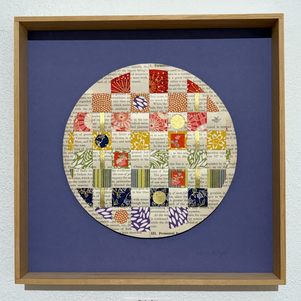 Paper weaving - Garden Grid by Karen Krieger