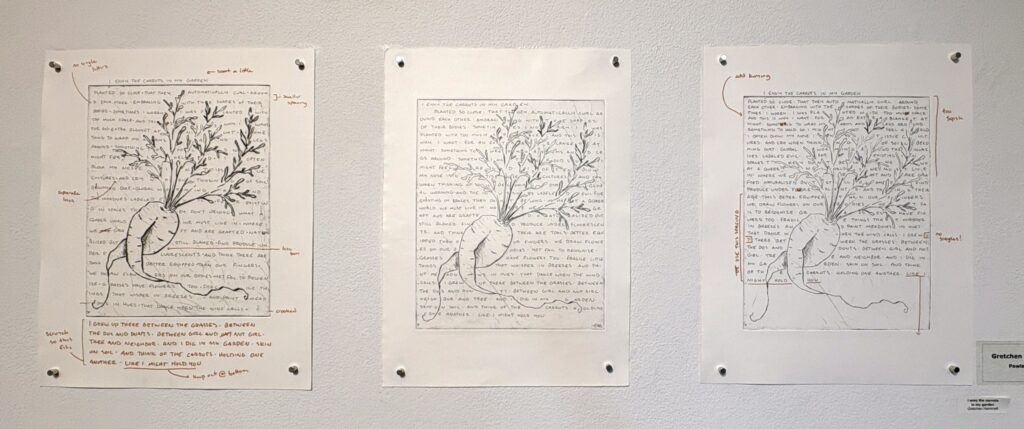 Artist book - I Envy the Carrots in My Garden by Gretchen Hammell