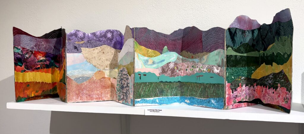 Artist book - Landscape Star Book by Vera Ryersbach