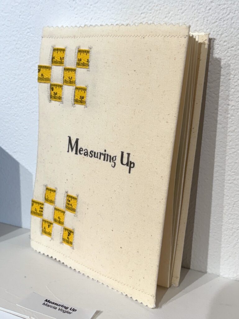 Artist book - Measuring Up by Marcia Vogler