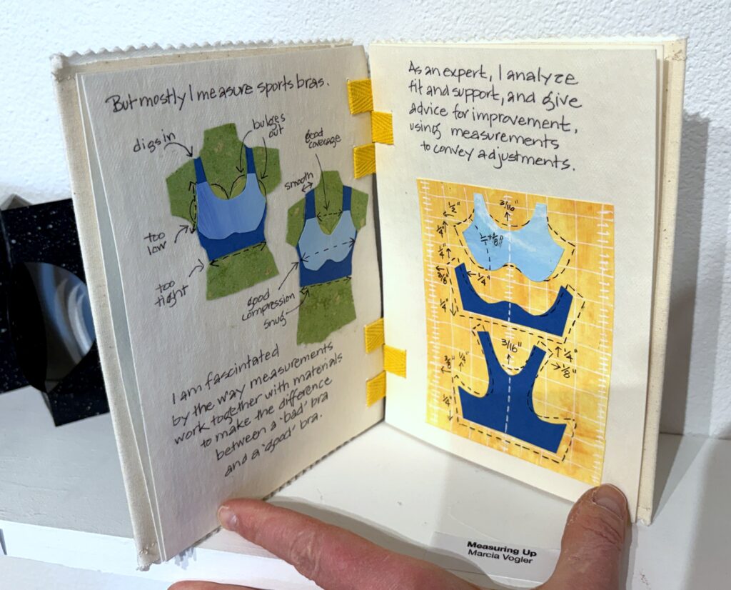 Artist book - Measuring Up by Marcia Vogler