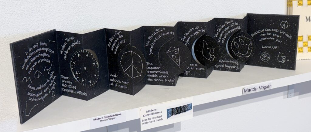 Artist book - Modern Constellations by Marcia Vogler