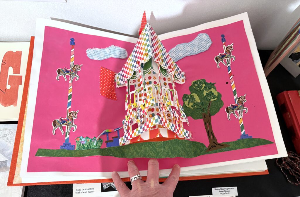 Artist book - Rides, Neon Lights and Fried Pickles by Peggy Smith
