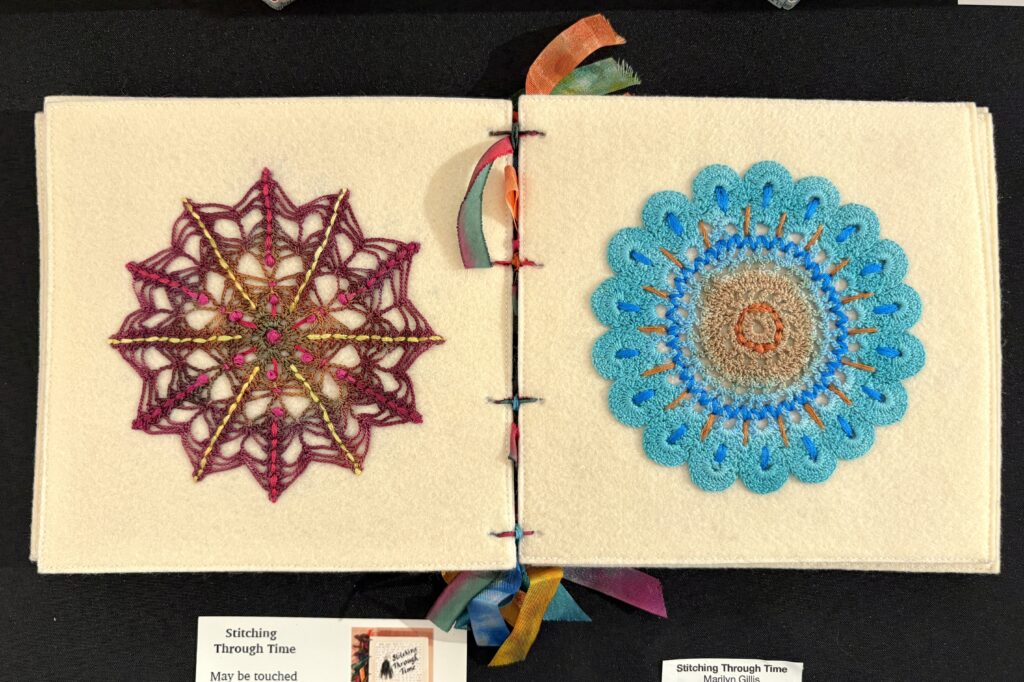 Artist book - Stitching through Time by Marilyn Gillis
