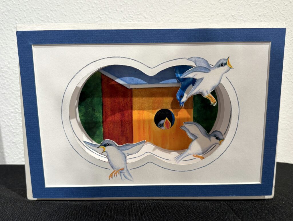 Artist book - Tunnel Book Pipsqueak Reimagined by Diana D. Dunn